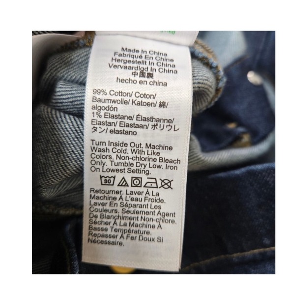 J Crew High Rise Sailor Flare Jeans Dark Wash Button Front Size 29 - Picture 7 of 7